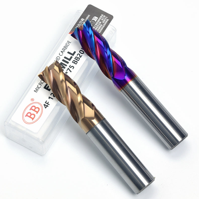 BB2055 BB2063 Carbide End Mill 2F 4F | Solid Carbide CNC Milling Cutter