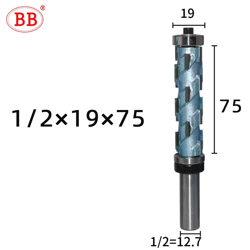 BB Router Bit Bearing Straight Flush Trimming Tool Woodworking 1/2 1/4