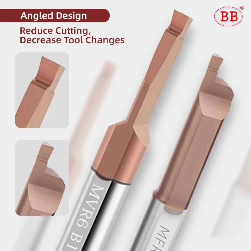 BB Small Bore Cutter Mini Turning Grooving Tool NC CNC Lath MVR MFR MFL Solid Carbide