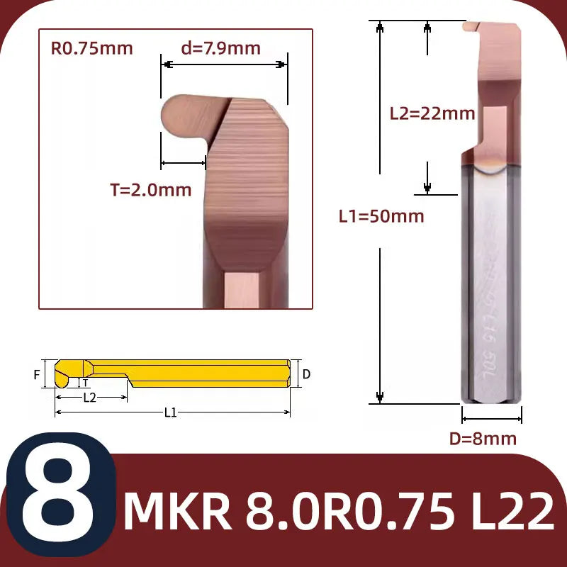 Фреза для прорезки канавок BB MKR