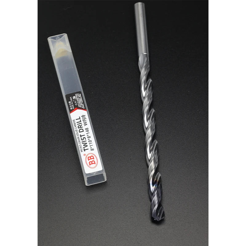 BB 16xD PRO Drill Internal and External Cooling Long Deep Hole Machining Coated Flute Carbide Tool