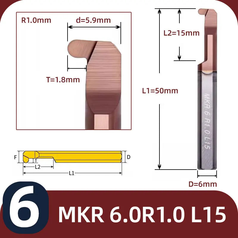 Фреза для прорезки канавок BB MKR