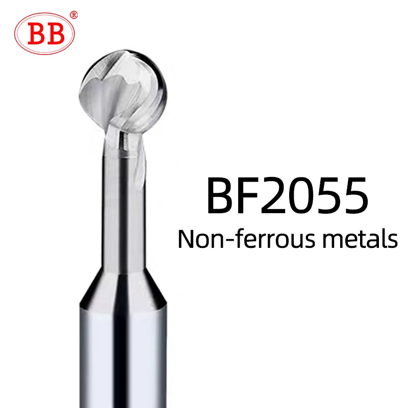 BB Ball T Shape Cutter Undercutting 3D Arc Ball Nose Tool R2 R3 R4 R5 R6 Wood Plastic Metal BC2055 BB2055
