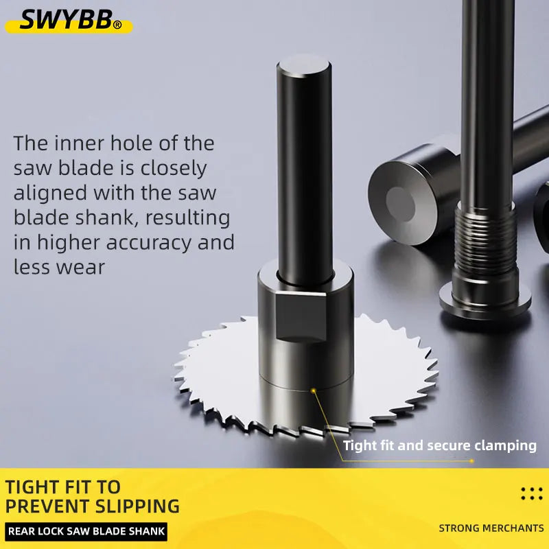 Saw Millimg Cutter Slitting CNC Slotting Machining Metal Cutting Tool Rear Lock 10mm 13mm Saw Arbor Blade Holder