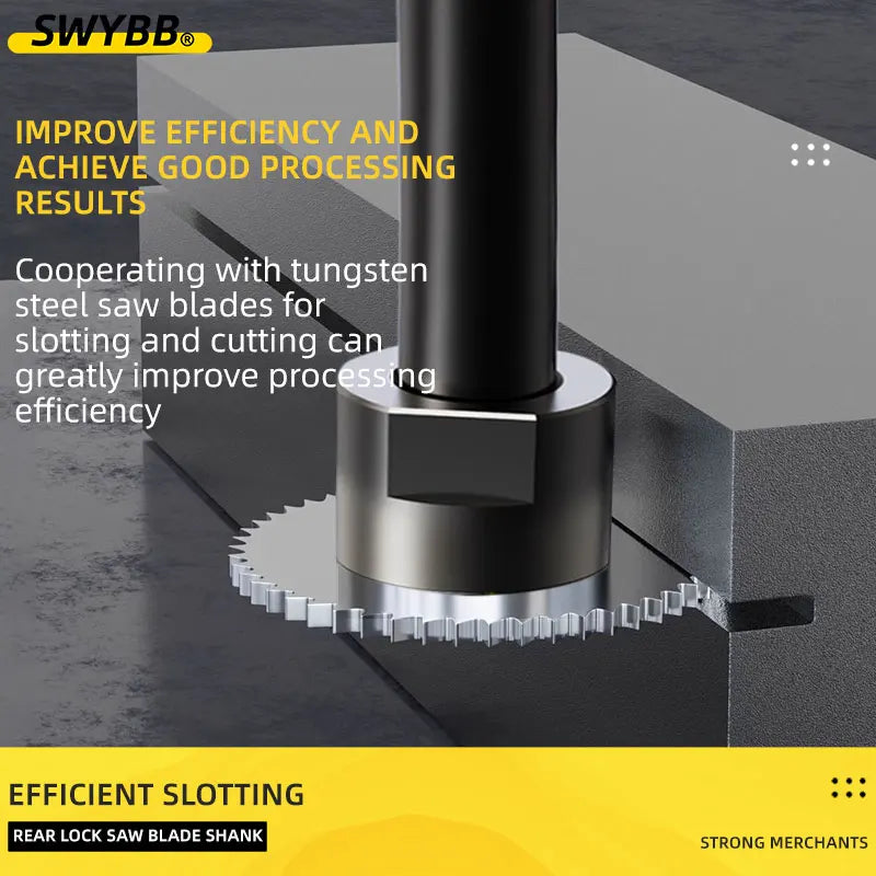Saw Millimg Cutter Slitting CNC Slotting Machining Metal Cutting Tool Rear Lock 10mm 13mm Saw Arbor Blade Holder