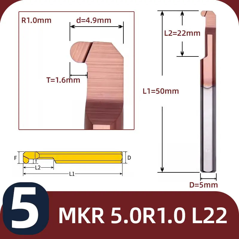 Фреза для прорезки канавок BB MKR