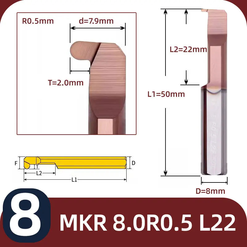 Фреза для прорезки канавок BB MKR