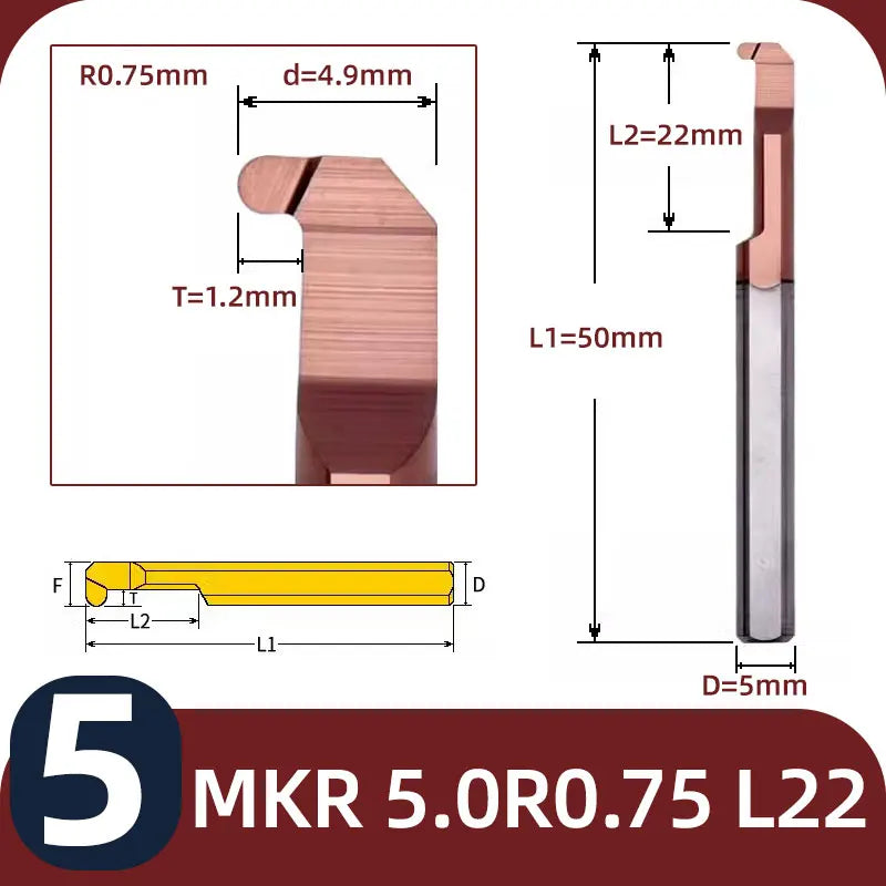 Фреза для прорезки канавок BB MKR