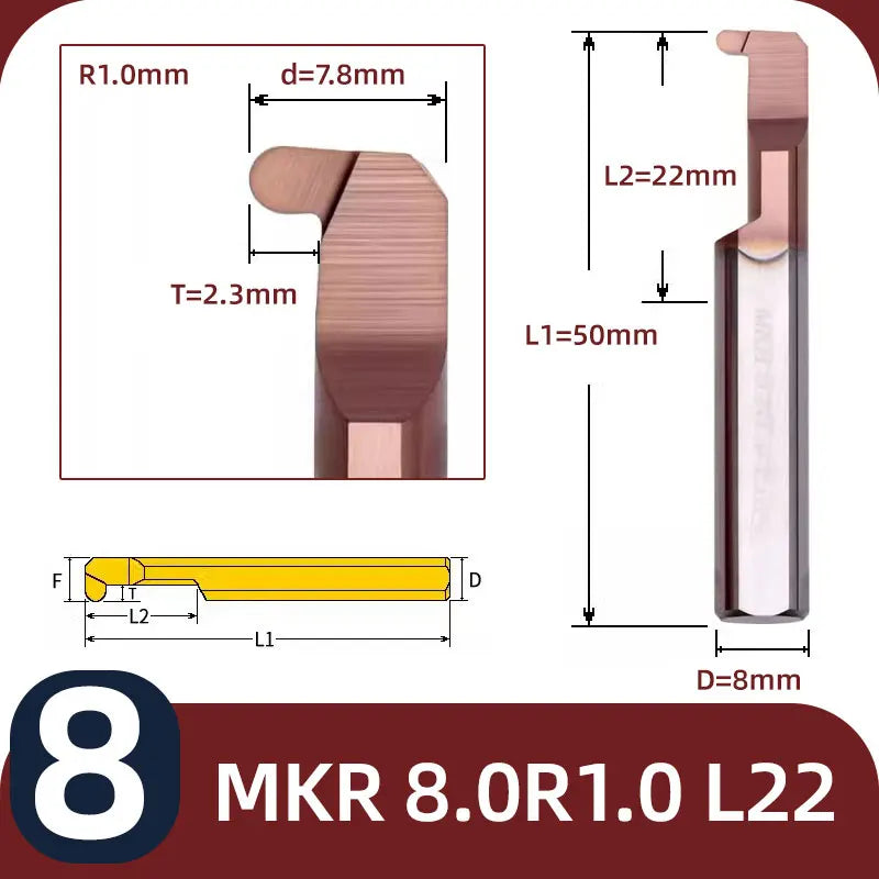 Фреза для прорезки канавок BB MKR