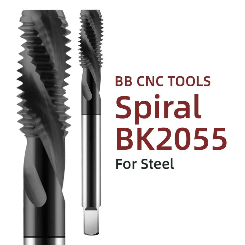 BB Machine Taps UNC UNF Inch Pitch CNC Hole Thread Tool Carbide Coated for Aluminum Steel