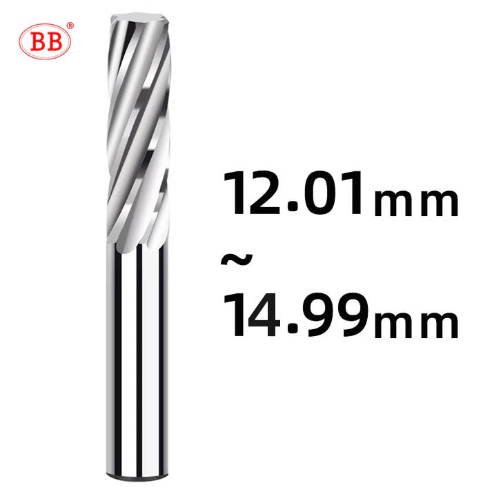 BB Carbide Reamer (12.01-14.99mm) Spiral Flute-BF2045