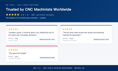 BB Tool customer reviews - ball-nose