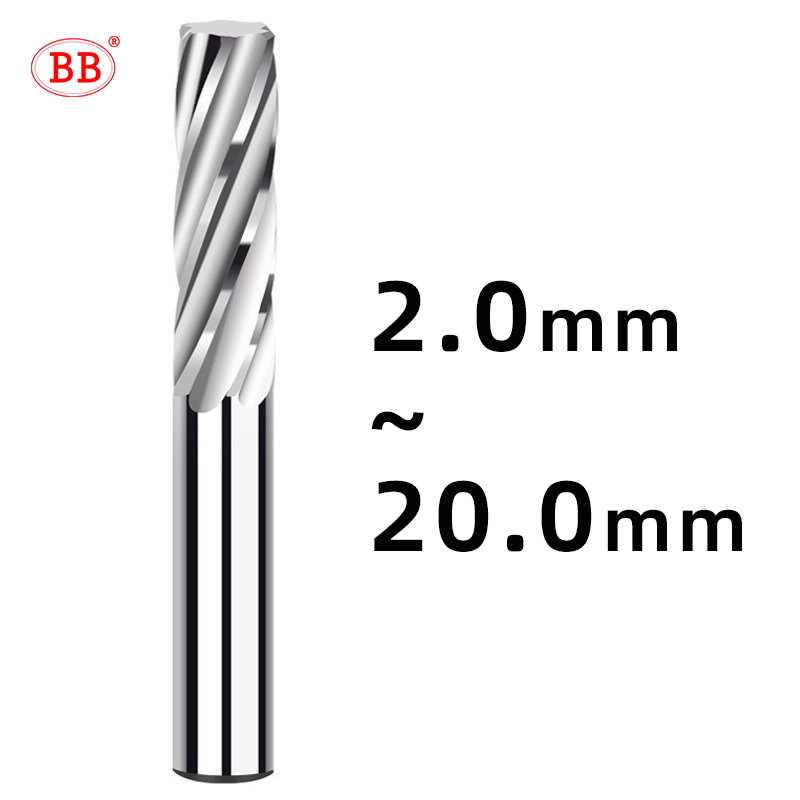 BB Carbide Reamer (2.0~20.0mm)Spiral Flute-BF2045