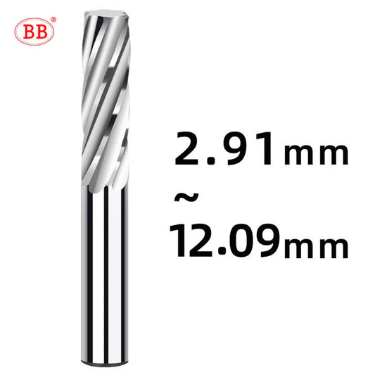 BB 100mm Carbide Reamer (2.91-12.09mm)Spiral Flute-BF2045