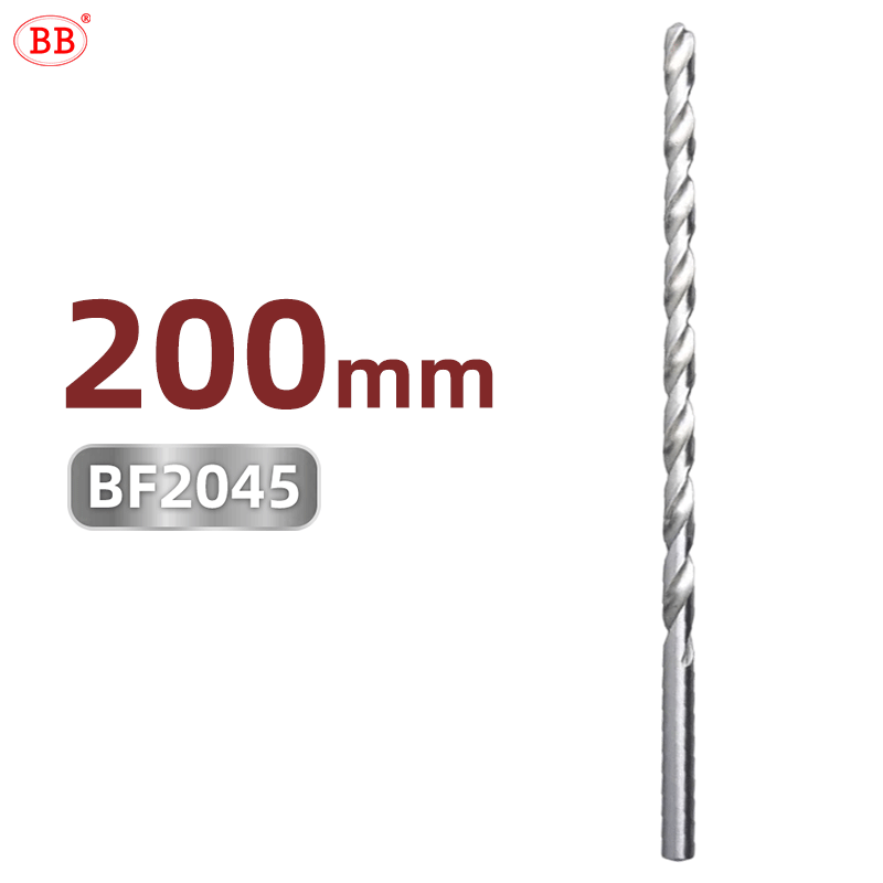 BB 200mm Long Length Carbide Drill BF2045 (4.0-20.0mm)