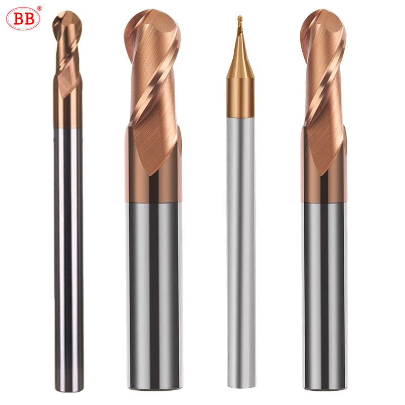 BB Ball Nose End Mill – Non-Standard Radius R0.55–R5.95 | Two Decimal Point | Aluminum & Steel | CNC Milling