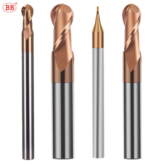 BB Ball Nose End Mill – Non-Standard Radius R0.55–R5.95 | Two Decimal Point | Aluminum & Steel | CNC Milling