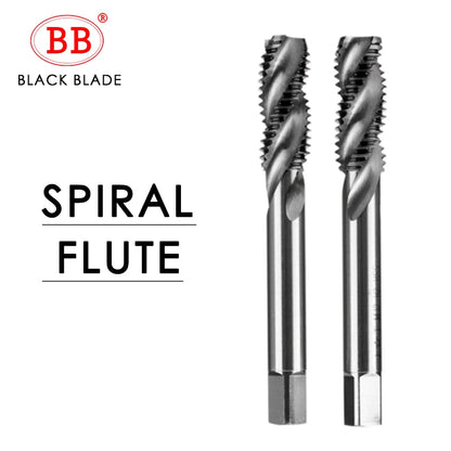 Thread Tap Machine Hand HSS Straight Spiral Flute Taper Plug Taps Manual M3 M4 M5 M6 M8 M20 Screw 10PCS