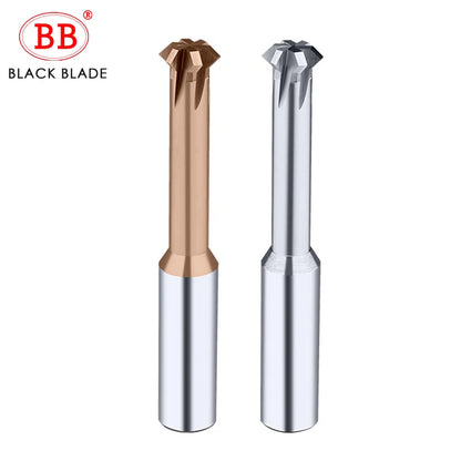 BB Front Back Deburrer Double Angular Chamfering Cutter Inner Chamfer 90 60 Degree for Metal Hole Internal Burr Removal CNC Tool