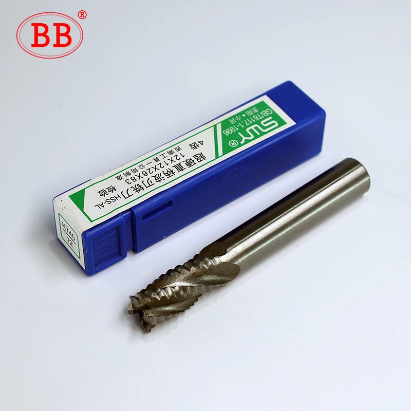 BB Roughing End Mill HSS Cutters 4 Flute 5mm to 45mm Saw Blade Metal Machining Inch & Iso 6mm 8mm 10mm 12mm 16mm