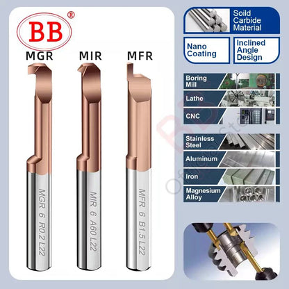 BB Boring Bar Grooving-MGR MGL