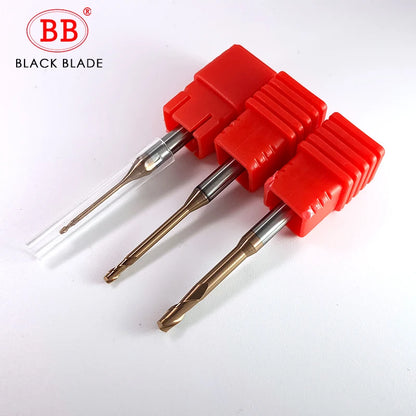 BB Deep Long Neck Micro Carbide End Mill 2xD Rib Processing Cutter CNC Small Diameter 0.2 0.3 0.4 0.5 0.6 0.7 0.8 0.9mm Mini