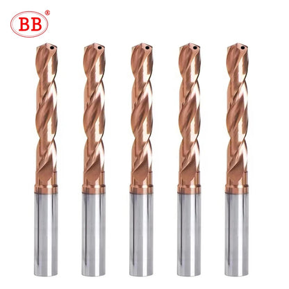 BB 50mm Lenghth 3xD Carbide Drill External Coolant Efficient CNC Drilling Tool BB2055(0.3~4.0mm)