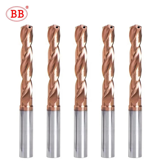 BB 50mm Lenghth 3xD Carbide Drill External Coolant Efficient CNC Drilling Tool BB2055(0.3~4.0mm)