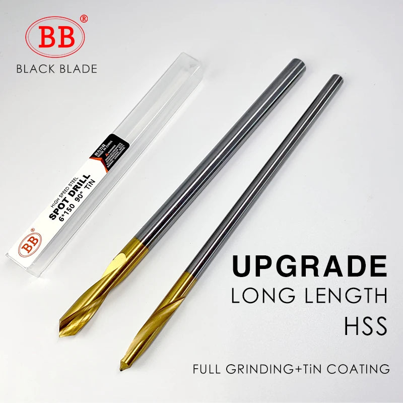 BB Spot Drill HSS Co Cobalt NC Center Bit 60 90 120 Degree Location Prepare Guide Pilot Hole CNC Machine Tool M35 M42 1-20mm