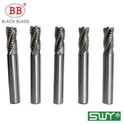 BB Roughing End Mill HSS Cutters 4 Flute 5mm to 45mm Saw Blade Metal Machining Inch & Iso 6mm 8mm 10mm 12mm 16mm