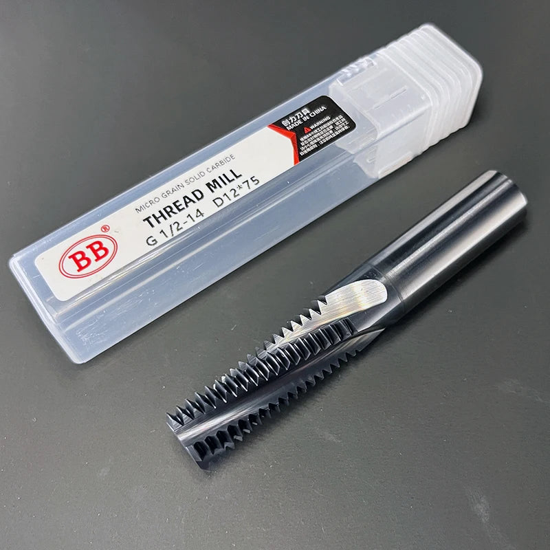 BB UNC UNF NPT BSP G BSPT PT RC Thread Milling Cutter Inch Solid Carbide CNC Pipe Machining Tool 55 60 1/4 3/4 5/16 1/8 3/8 1/2