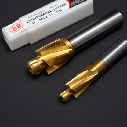 BB Counterbore End Milling Tool HSS M3-M16 for Flat Bolt Holes Screw Caps Ejector Cap Countersink