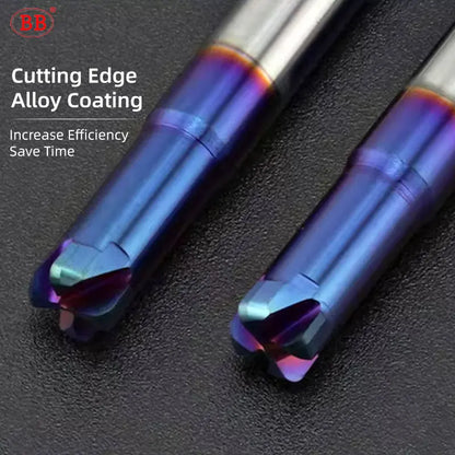 BB Corner Radius End Mill Short Cutting Carbide BL2060 for Steel Iron