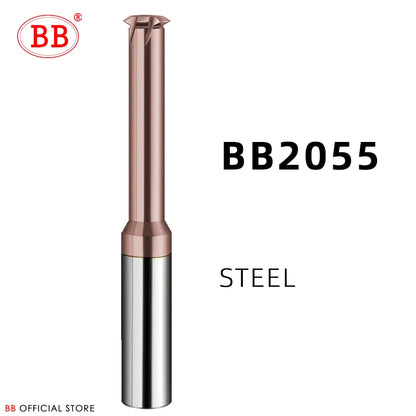 BB Inch Thread Milling Cutter G W 55 Degree ACME 29 Degree 1 Tooth CNC Tungsten Steel Aluminum Threading