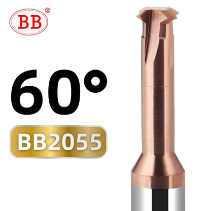 BB Front Back Deburrer Double Angular Chamfering Cutter Inner Chamfer 90 60 Degree for Metal Hole Internal Burr Removal CNC Tool