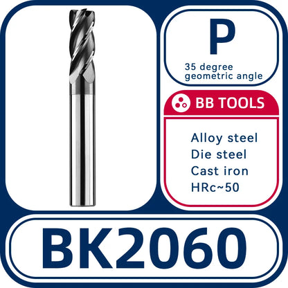 BB Corner Radius End Mill BK2060