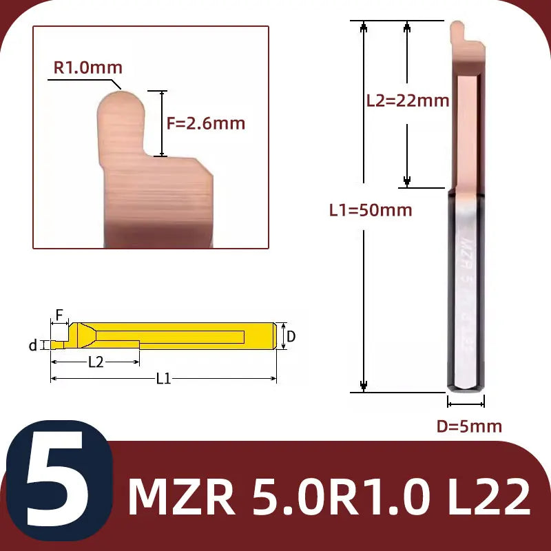 BB MZR Grooving Cutter