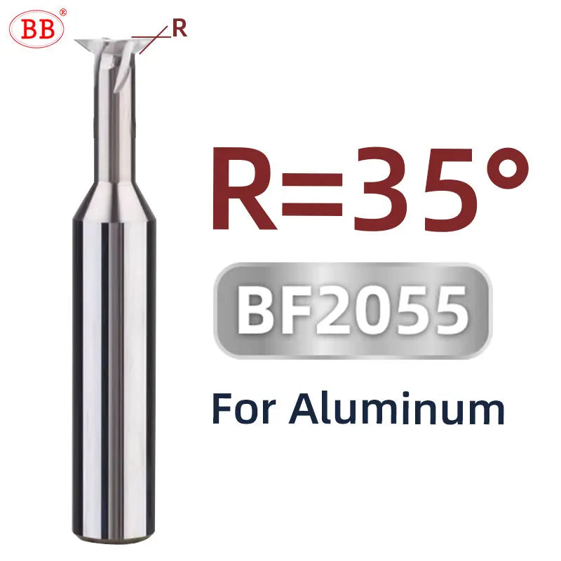 BB Spiral Dovetail Mill Cutter Carbide Slot Cutting Tool 30/35/40/45/50/55/60/65/70/75/80/85 Degree 4 Flute Diameter 1mm-20mm