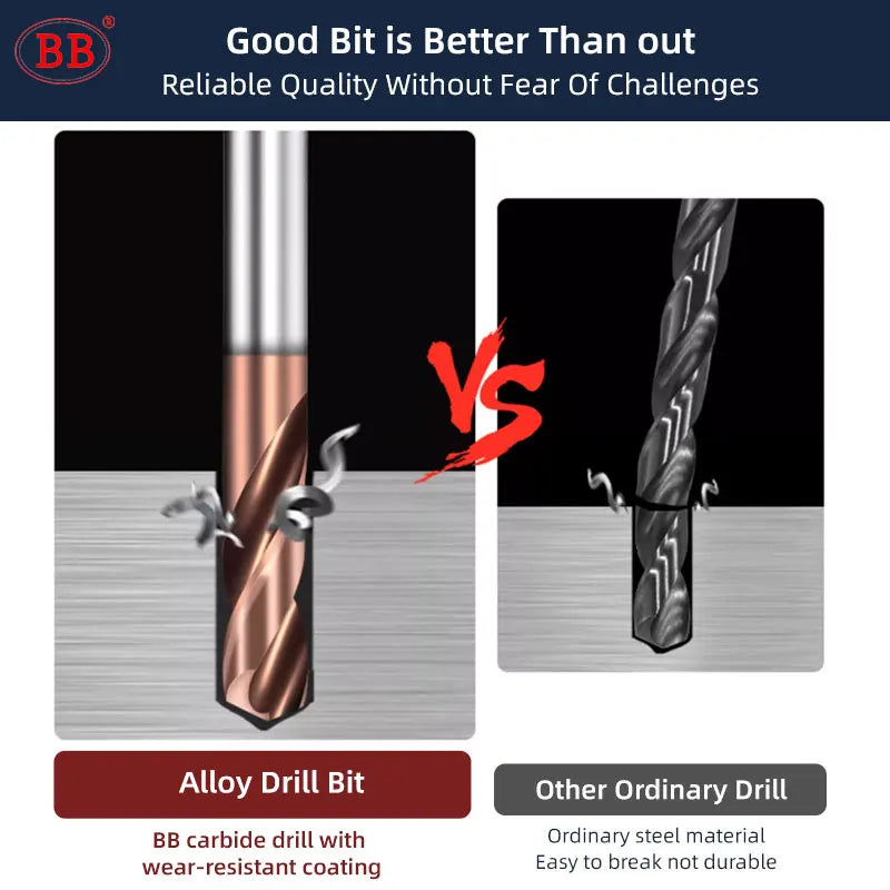 BB Carbide Drill (1.0~6.0mm)  L=60mm  BL2060