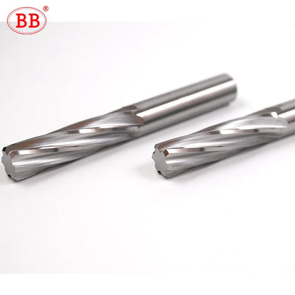 BB Machine Reamer 1-12mm Carbide CNC Spiral Flute PRO External Cooling for Aluminum