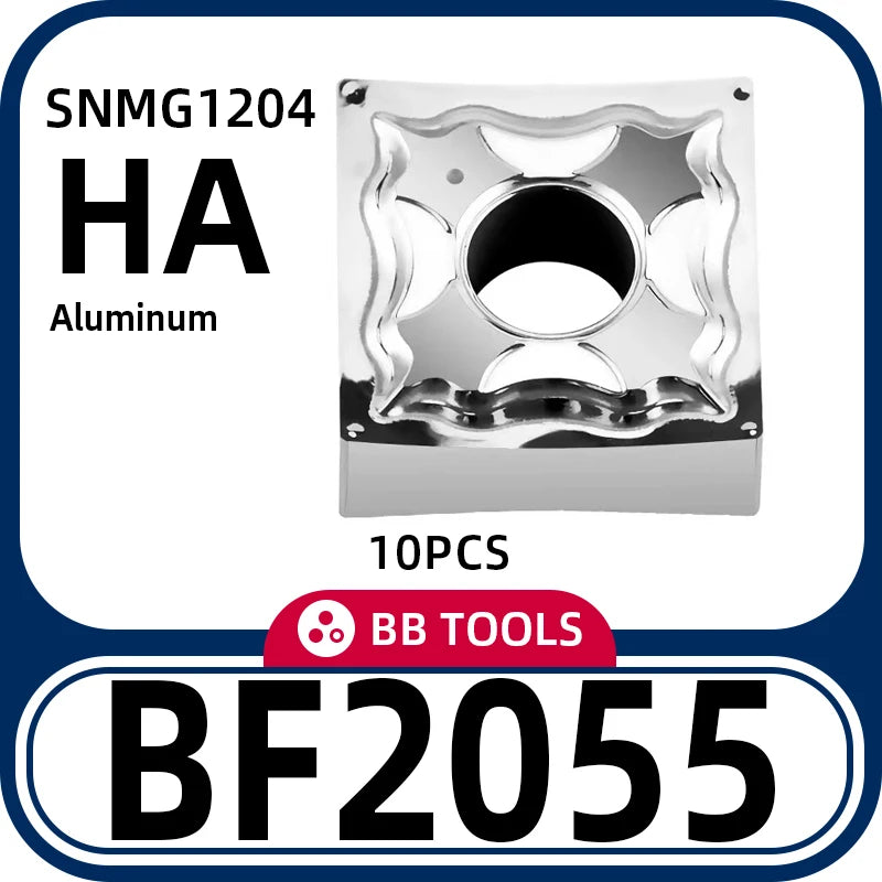 BB SNMG Turning Insert SNMG1204 CNC Carbide Lathe Tool Negative Cutting TM MA 04 08