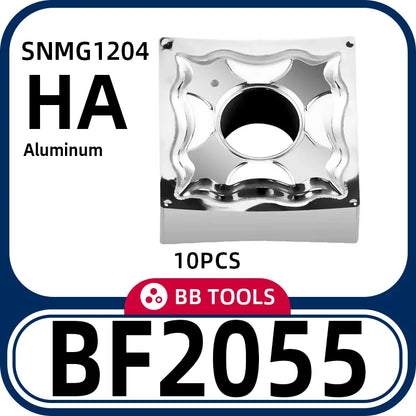 BB SNMG Turning Insert SNMG1204 CNC Carbide Lathe Tool Negative Cutting TM MA 04 08