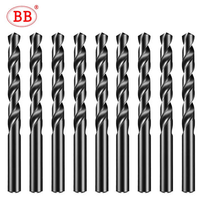 BB HSS Twist Drill Bit M2 Black Oxide Hole Making for Metal Wood PVC Aluminum Diameter 1mm-14mm