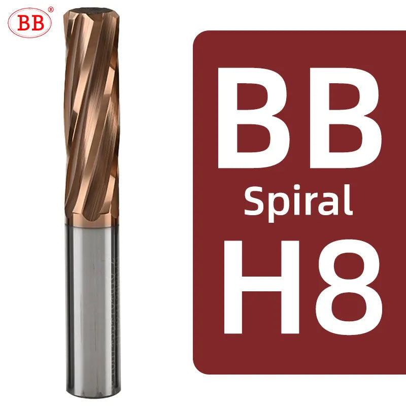 BB Drilling Reamer H8 H9 Straight and Spiral Flute for Metal Aluminum 2-20mm Tool