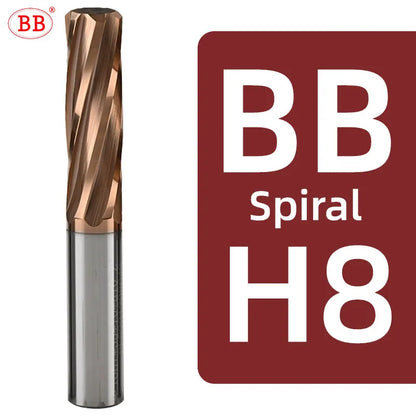BB Drilling Reamer H8 H9 Straight and Spiral Flute for Metal Aluminum 2-20mm Tool