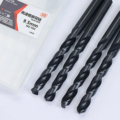 BB HSS Twist Drill Bit M2 Black Oxide Hole Making for Metal Wood PVC Aluminum Diameter 1mm-14mm