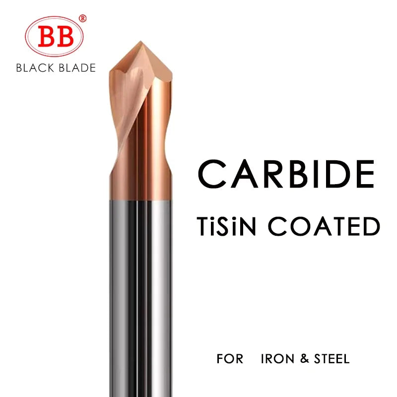 BB NC Spot Drill Carbide Stub Center Bit 60 90 120 Degree 1-20mm Chamfer Location Prepare Guide Pilot Hole CNC Machine Tool