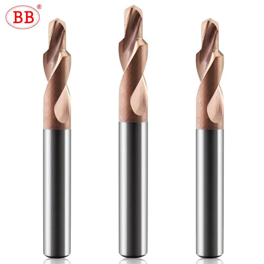 BB Step Drill 90 Degree for Steel CNC Precision Solid Carbide Drilling Tools Coated Screw Hole BB2055