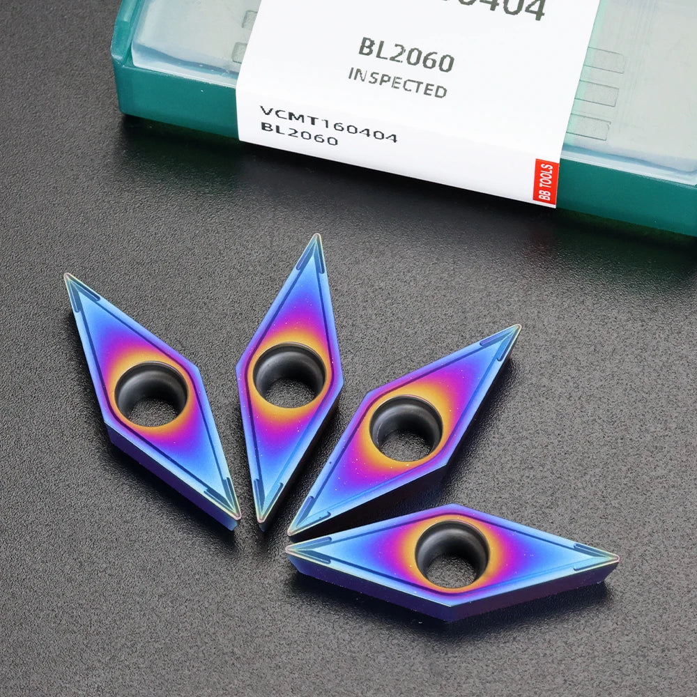 BB VCMT VBMT Insert Solid Carbide CNC Lath Tool Blade VCMT1604 VBMT1604 VCMT1103 for Steel Aluminum Alloy Stainless Steel