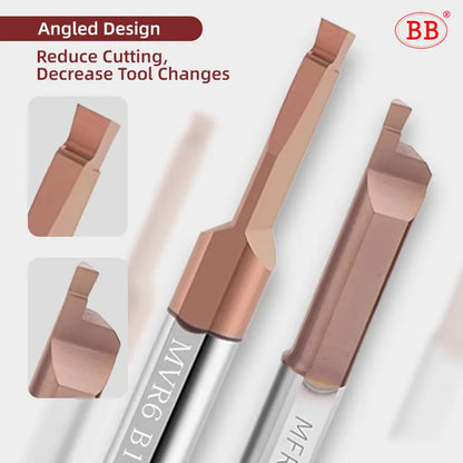 BB Small Bore Cutter Mini Turning Grooving Tool NC CNC Lath MVR MFR MFL Solid Carbide